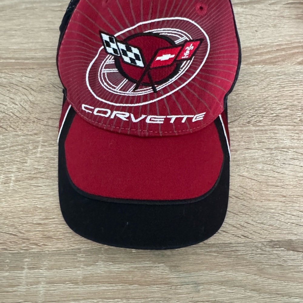 Corvette Red and Black Men's Hat